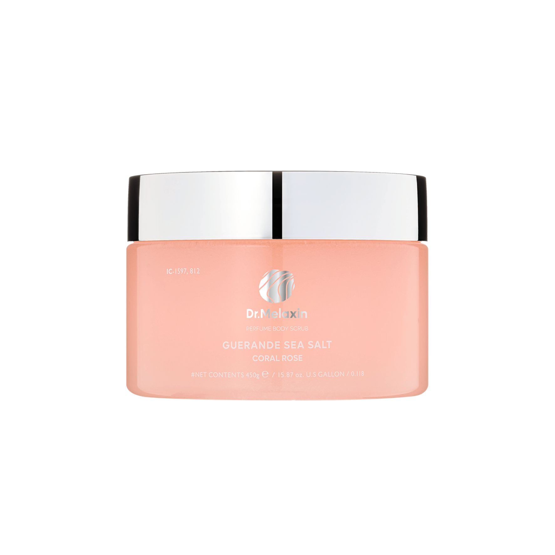 Dr.Melaxin Guerande Sea Salt Perfume Body Scrub Coral Rose 450g