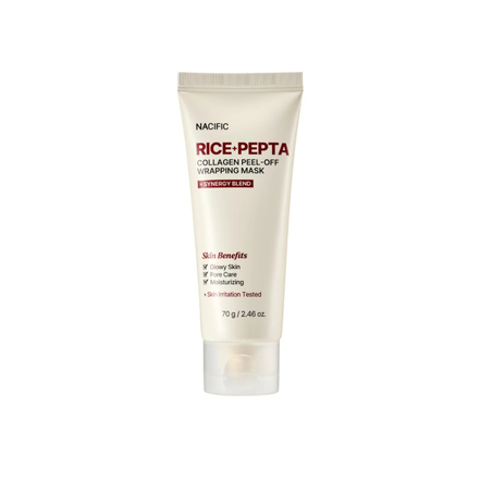 NACIFIC Rice Pepta Collagen Peel-off Wrapping Mask 70g