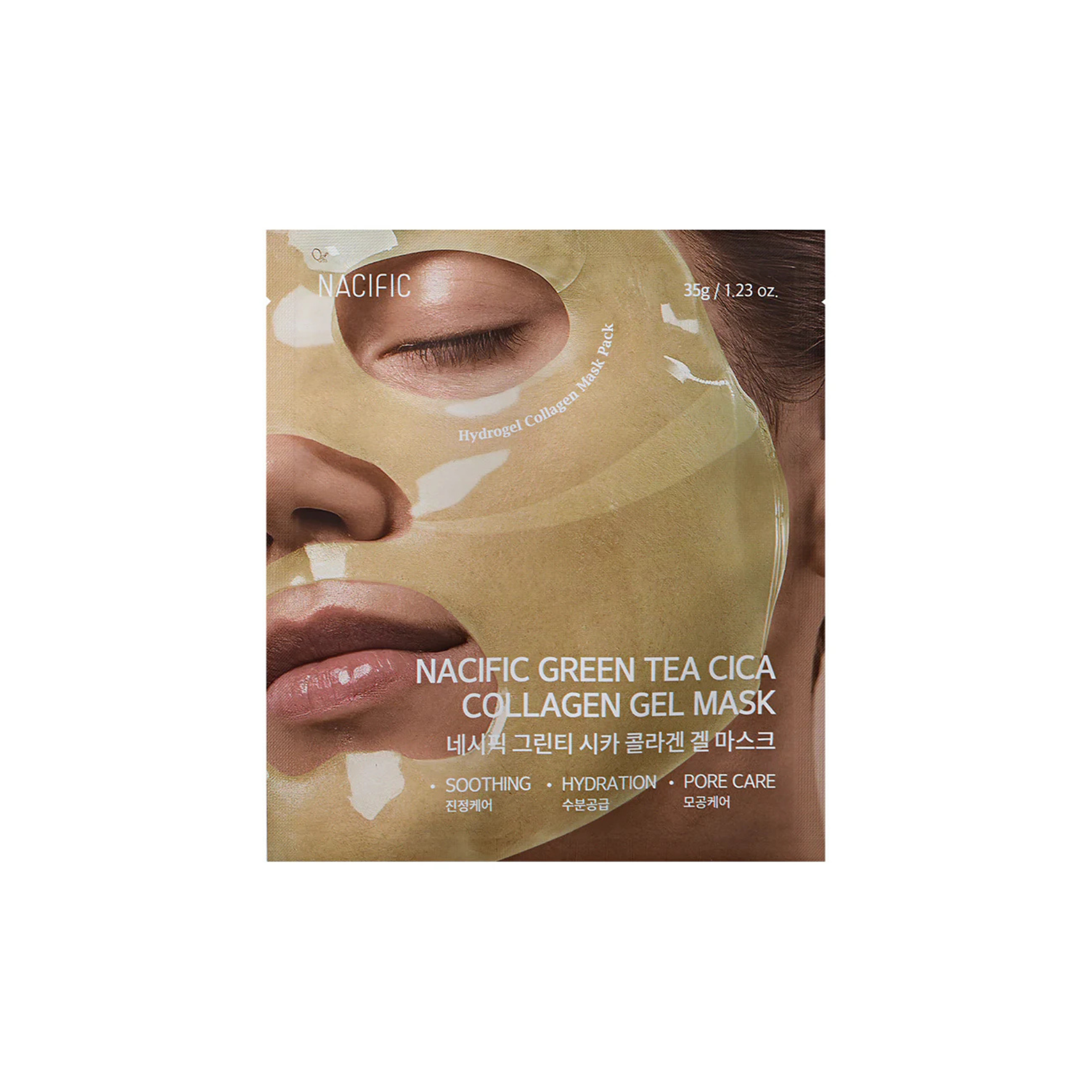 NACIFIC Green Tea Cica Collagen Gel Mask (4ea)