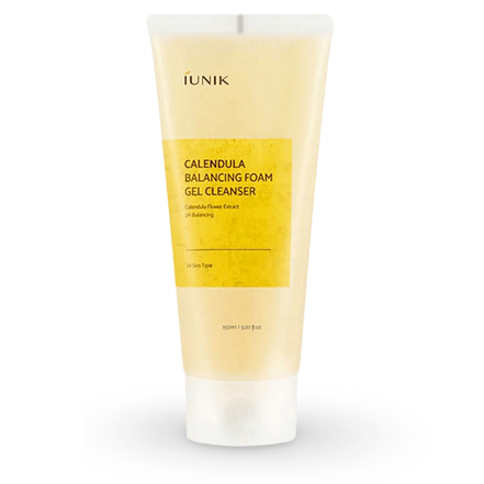 Iunik Calendula Balancing Foam Gel Cleanser