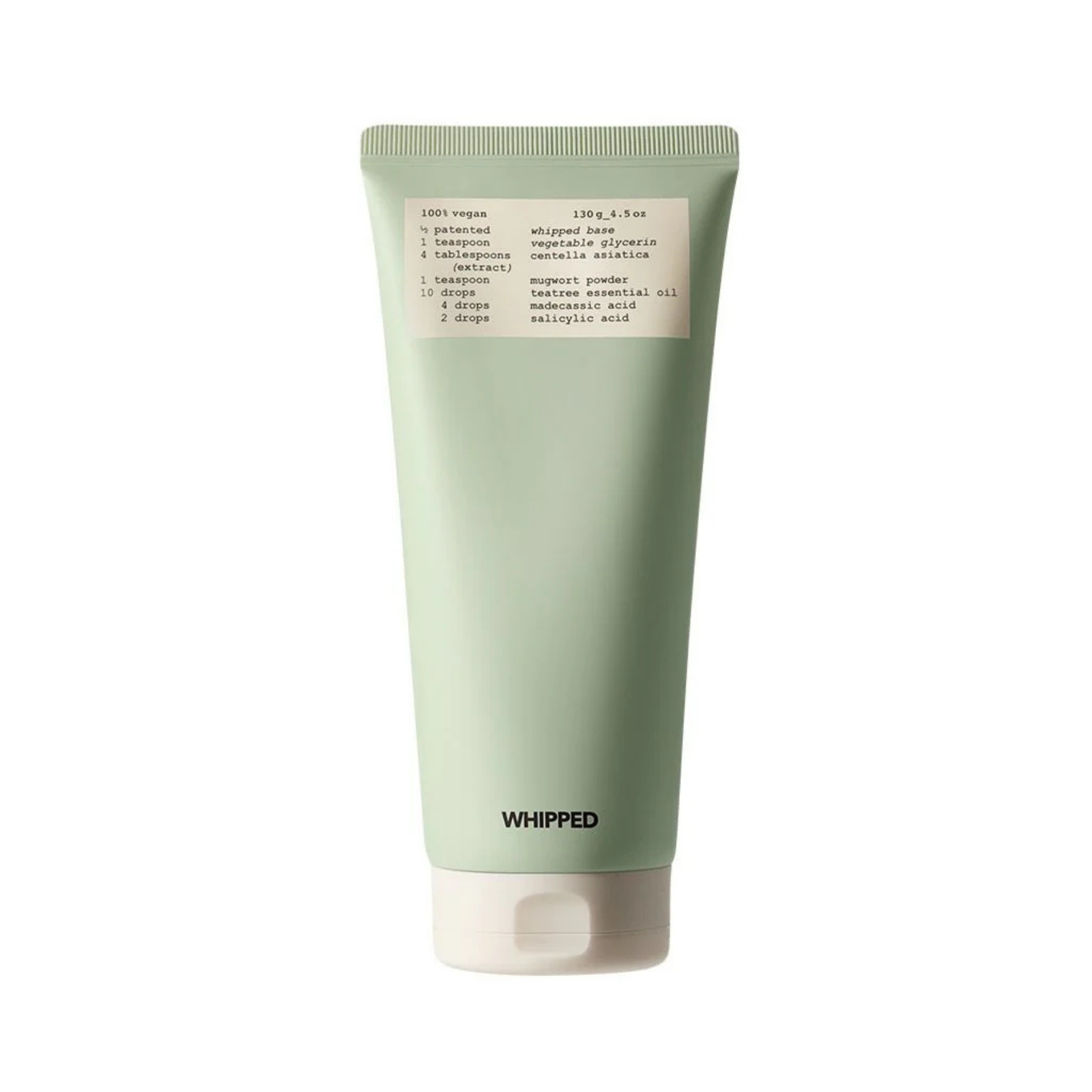 Whipped Mugwort Tea Tree Face Mask Cleanser+Madecassoside 130g