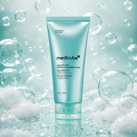 MEDICUBE Azelaic Acid Niacinamide Deep Clean Foam Cleanser 120g