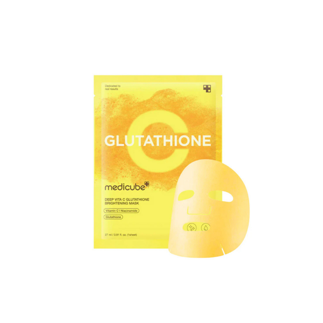 MEDICUBE Deep Vita C Glutathione Brightening Mask