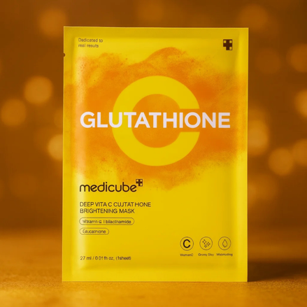 MEDICUBE Deep Vita C Glutathione Brightening Mask