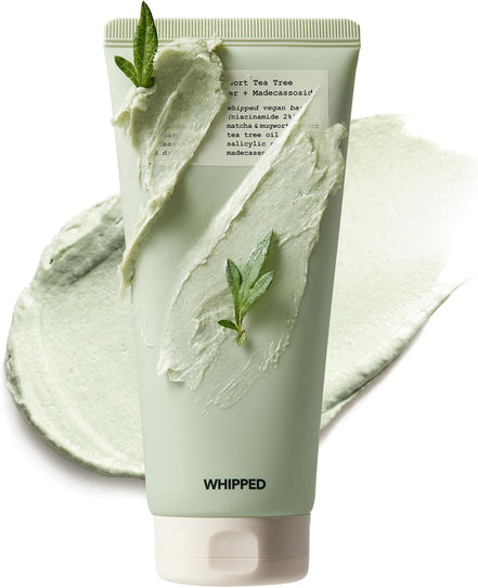 Whipped Mugwort Tea Tree Face Mask Cleanser+Madecassoside 130g