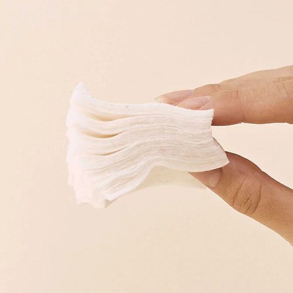 HEVEBLUE Multiway Unbleached Biodegradation 100% Cotton Pad