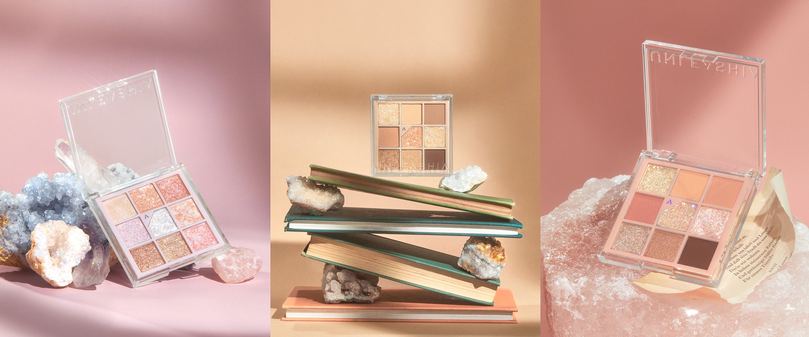 UNLEAHSIA GLITTERPEDIA EYE PALETTE 7- TYPES