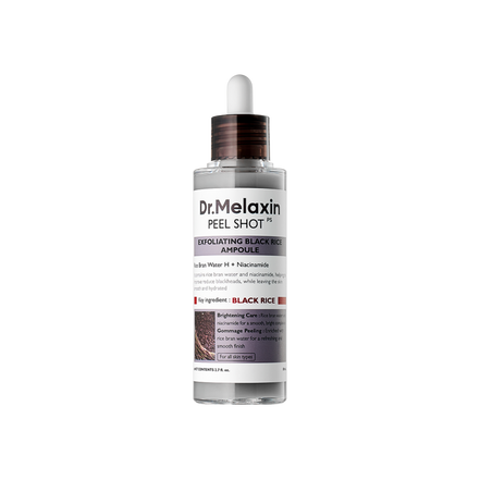 Dr.Melaxin PEEL SHOT EXFOLIATING BLACK RICE AMPOULE 80ml