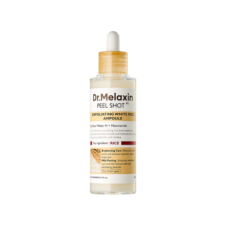 Dr.Melaxin PEEL SHOT EXFOLIATING WHITE RICE AMPOULE 80ml