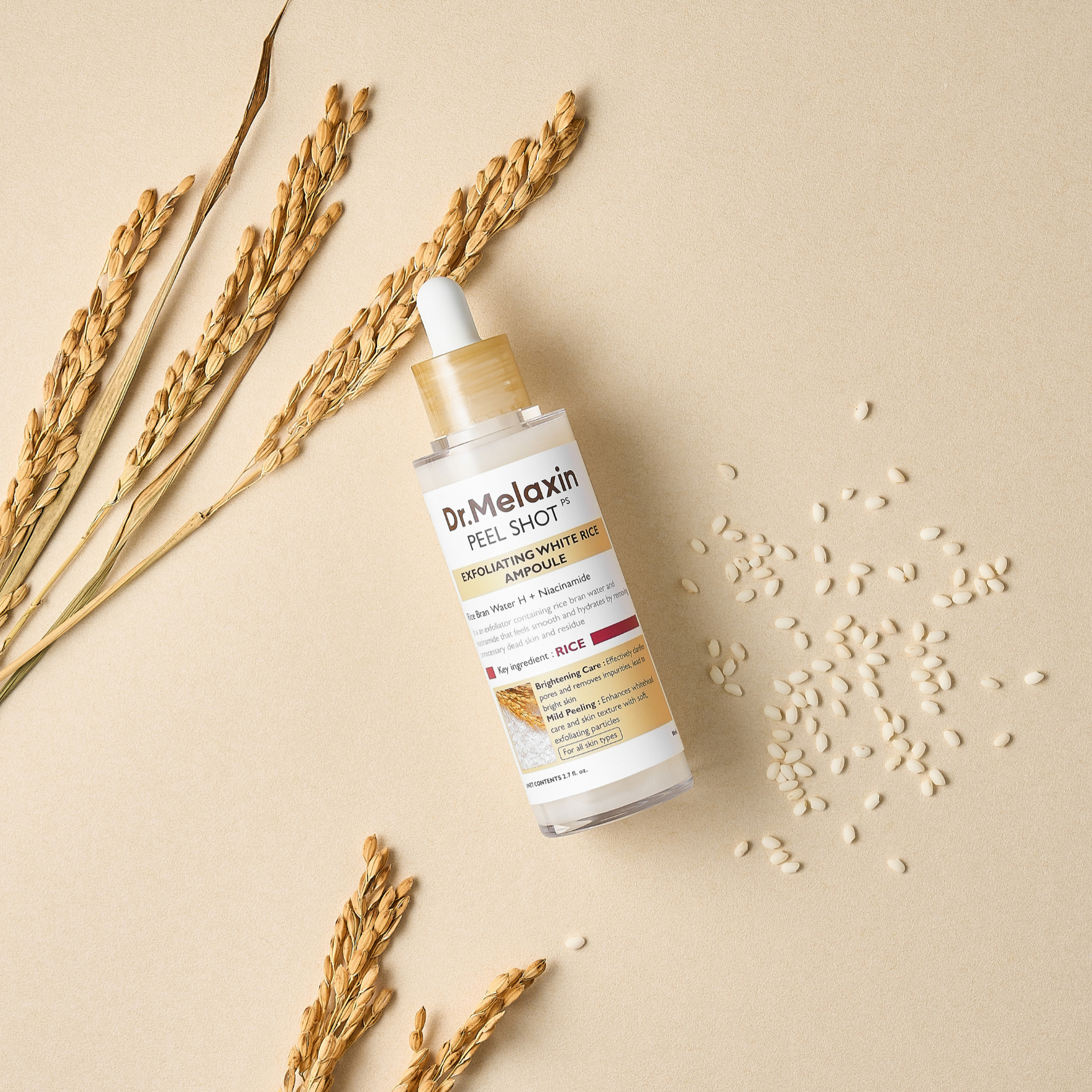 Dr.Melaxin PEEL SHOT EXFOLIATING WHITE RICE AMPOULE 80ml