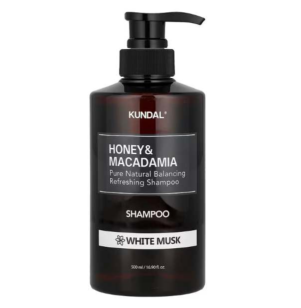 KUNDAL HONEY & MACADAMIA NATURE SHAMPOO 500ML - WHITE MUSK