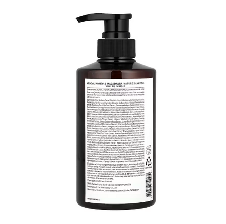 KUNDAL HONEY & MACADAMIA NATURE SHAMPOO 500ML - WHITE MUSK
