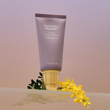HARUHARU WONDER BLACK RICE PURE MINERAL RELIEF DAILY SUNSCREEN SPF50+