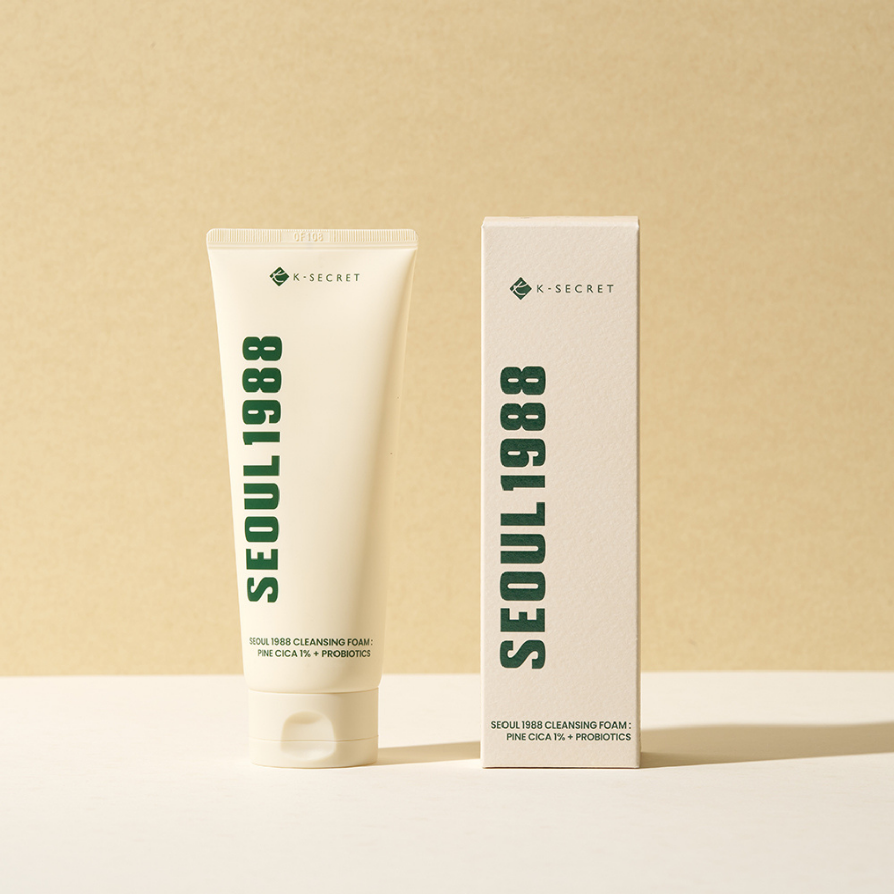SEOUL 1988 Cleansing Foam : Pine Cica 1% + Probiotics