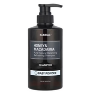 KUNDAL HONEY & MACADAMIA NATURE SHAMPOO 500ML - BABY POWDER